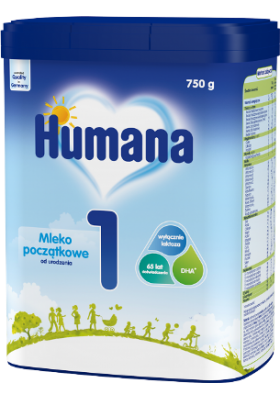 Humana 1 Formulă iniţială lapte 750g